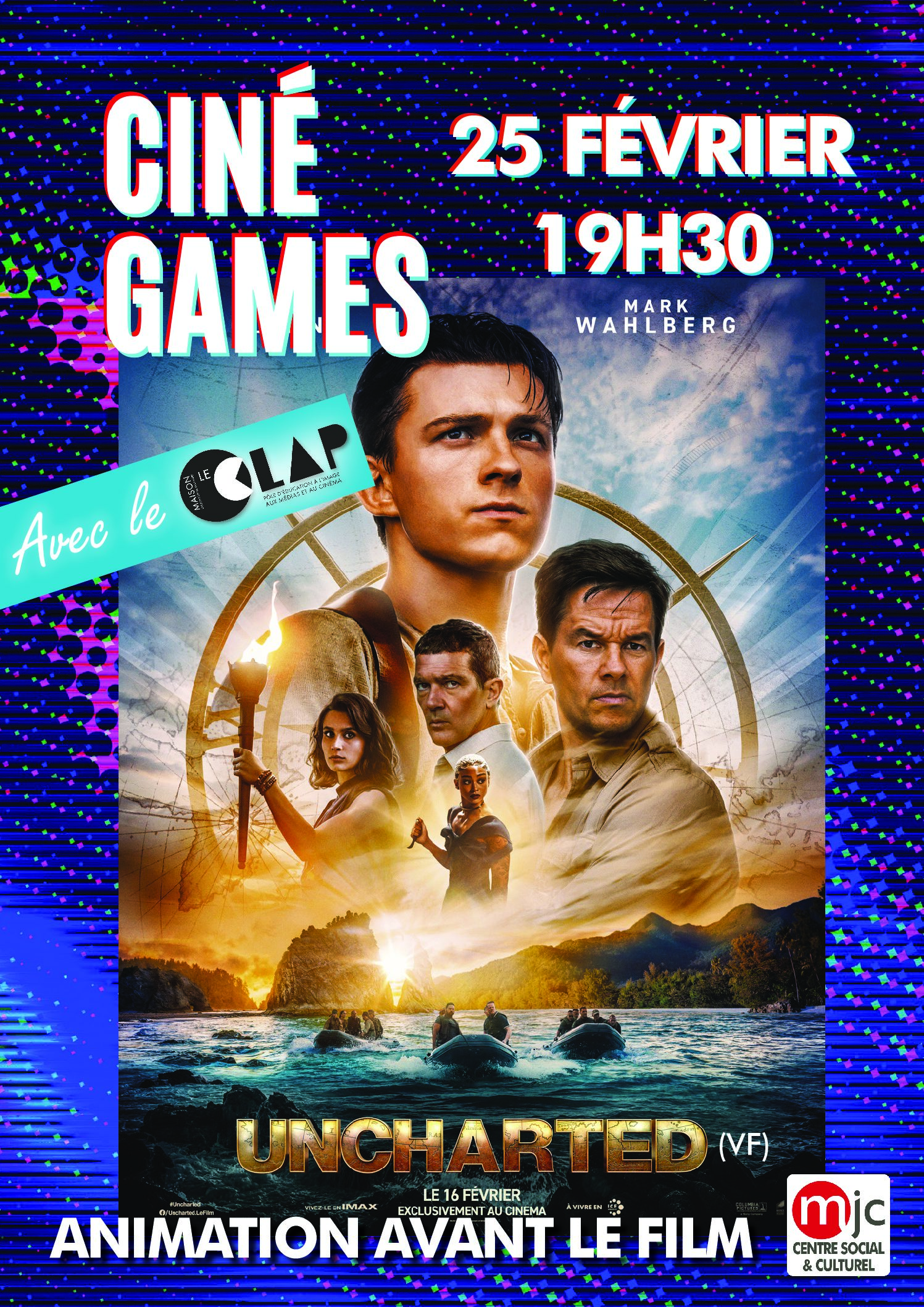 Affiche Uncharted ciné games