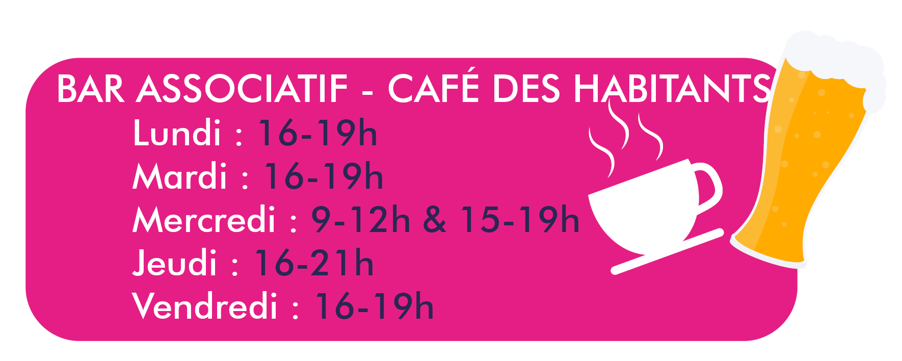 Horaires ouverture