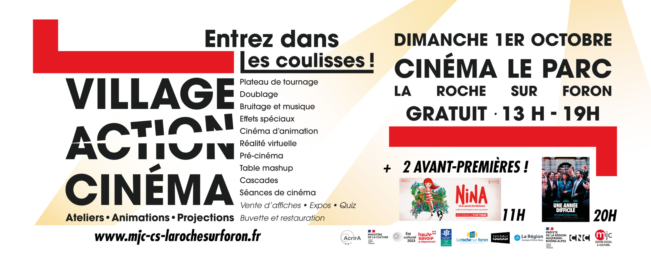 Visuel newsletter village ciné