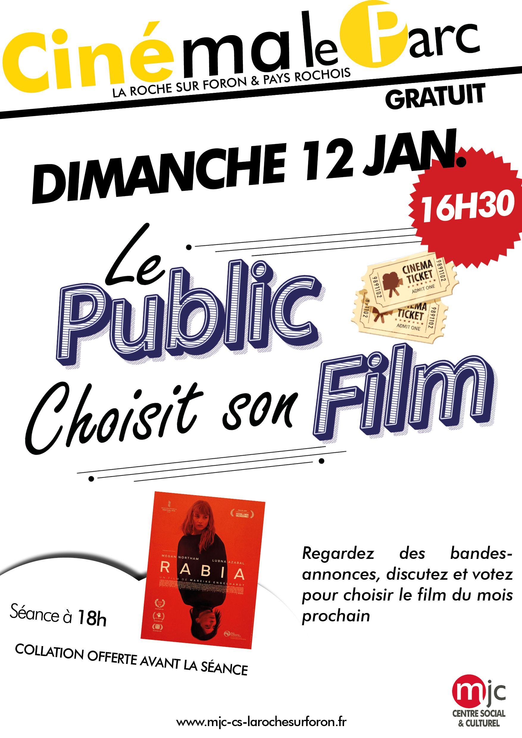 Le public choisit son film janvier 2025
