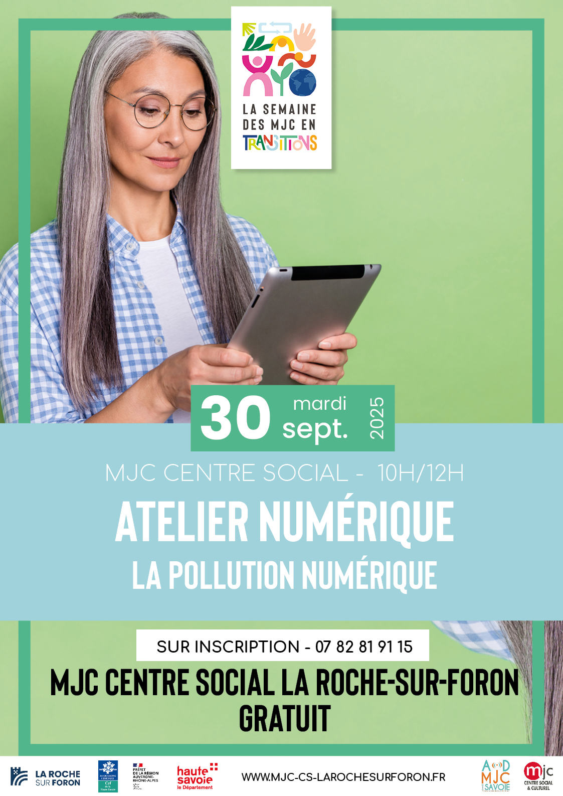affiche numérique pollution