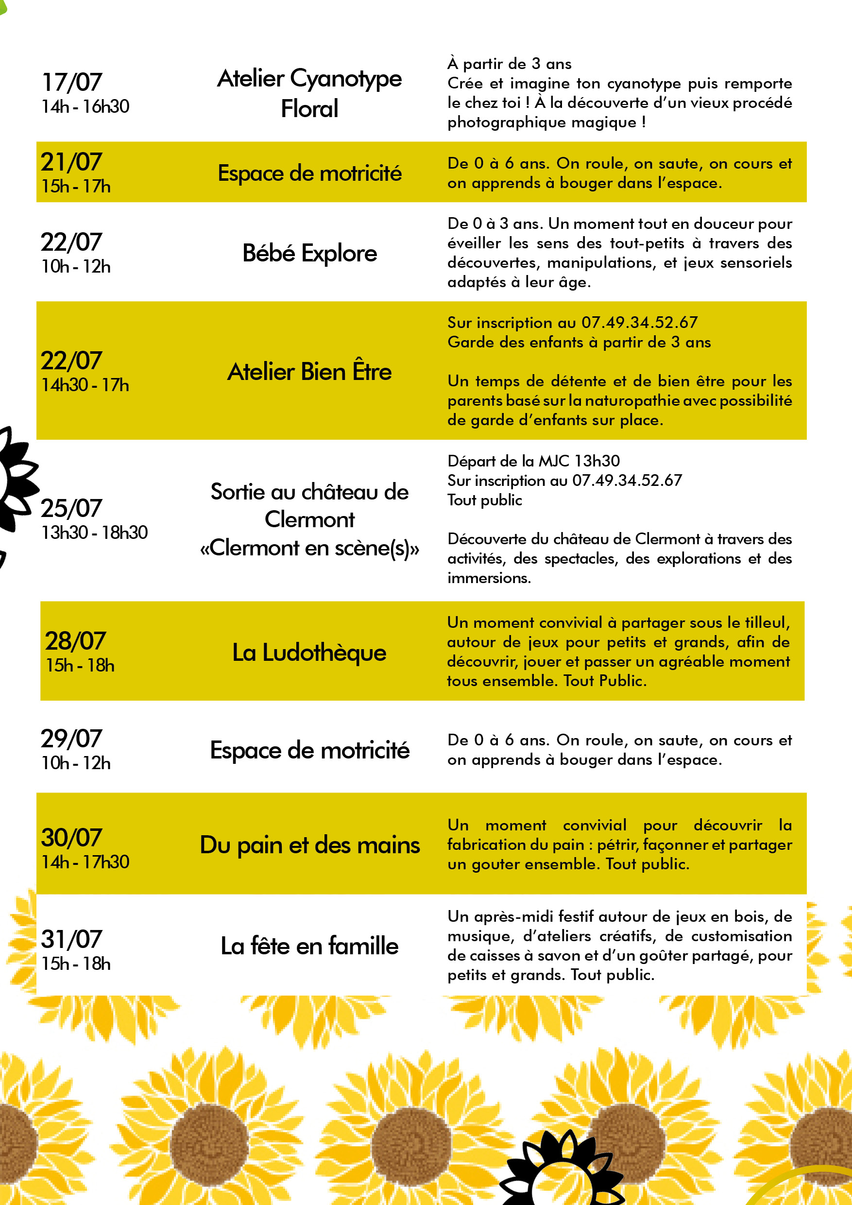 Programme vacances juillet 263
