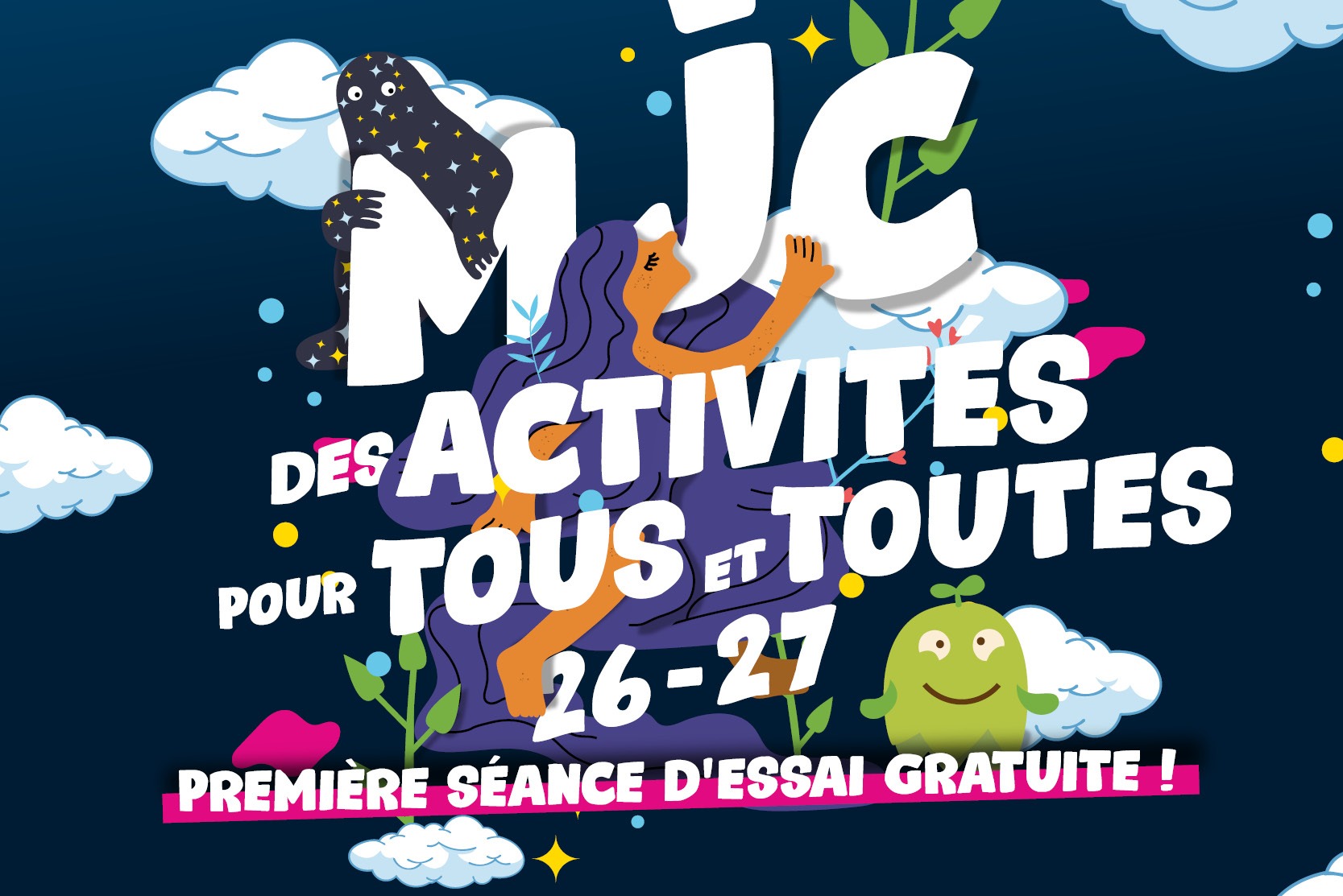 INSCRIPTIONS AUX ACTIVITÉS DE LA MJC